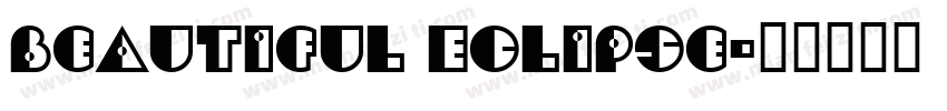 Beautiful Eclipse字体转换